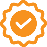 Quality assurance badge icon