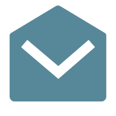 Mail open envelope icon