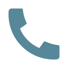 Telephone handset contact icon