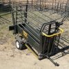 Mobile work and load trailer for livestock