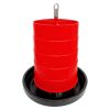 Ribbed tube feeder for livestock